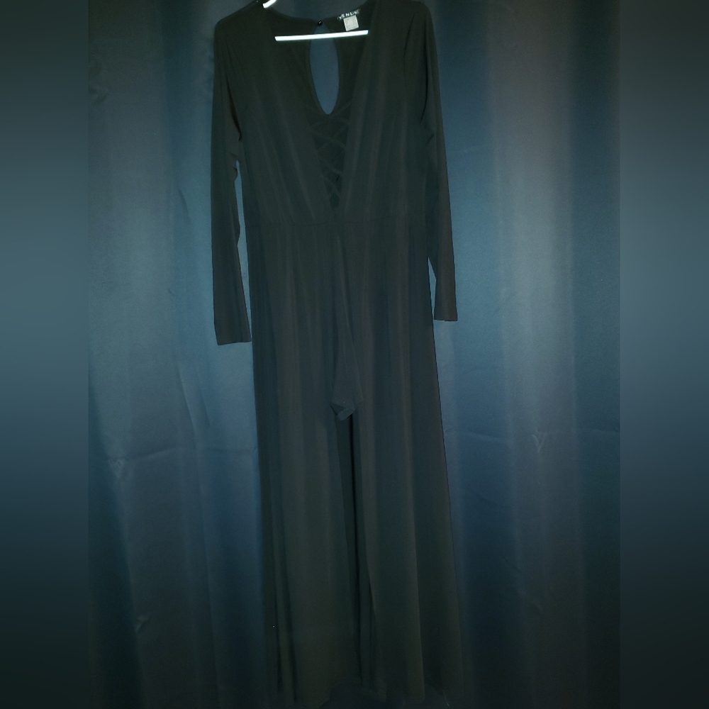 Venus Black High Low Romper Size Large